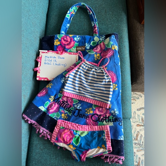 Matilda Jane Swim Matilda Jane Matching Bikini Towel Beach Bag